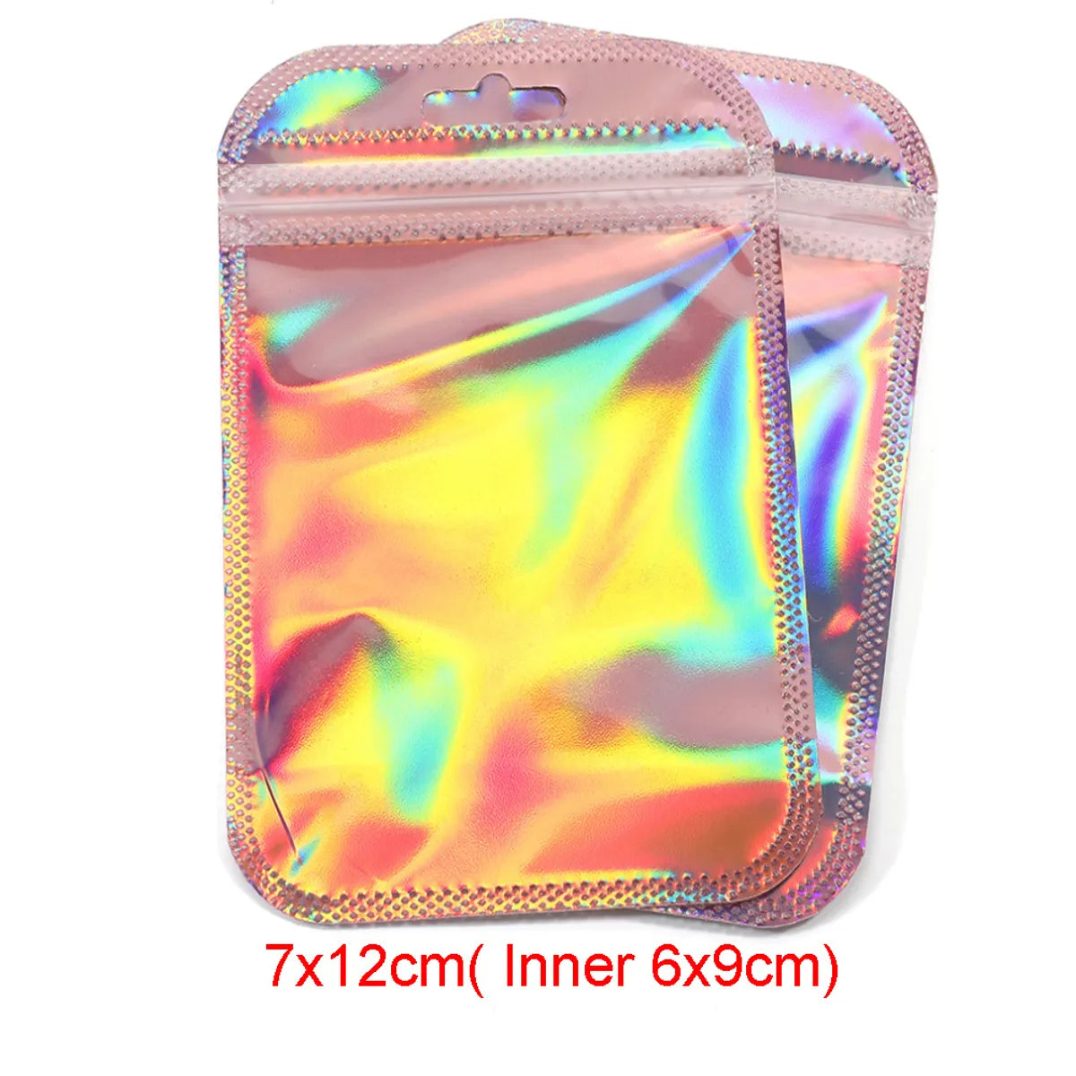 Sweet Solid Color Plastic Printing Jewelry Packaging Bags