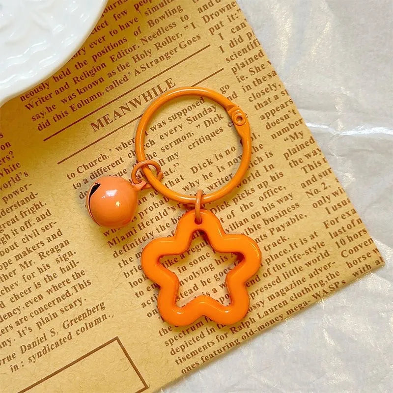 Sweet Star Alloy Stoving Varnish Keychain