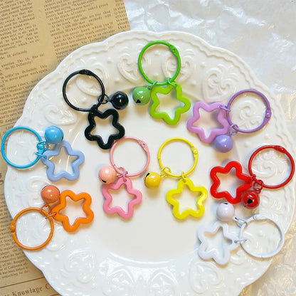 Sweet Star Alloy Stoving Varnish Keychain