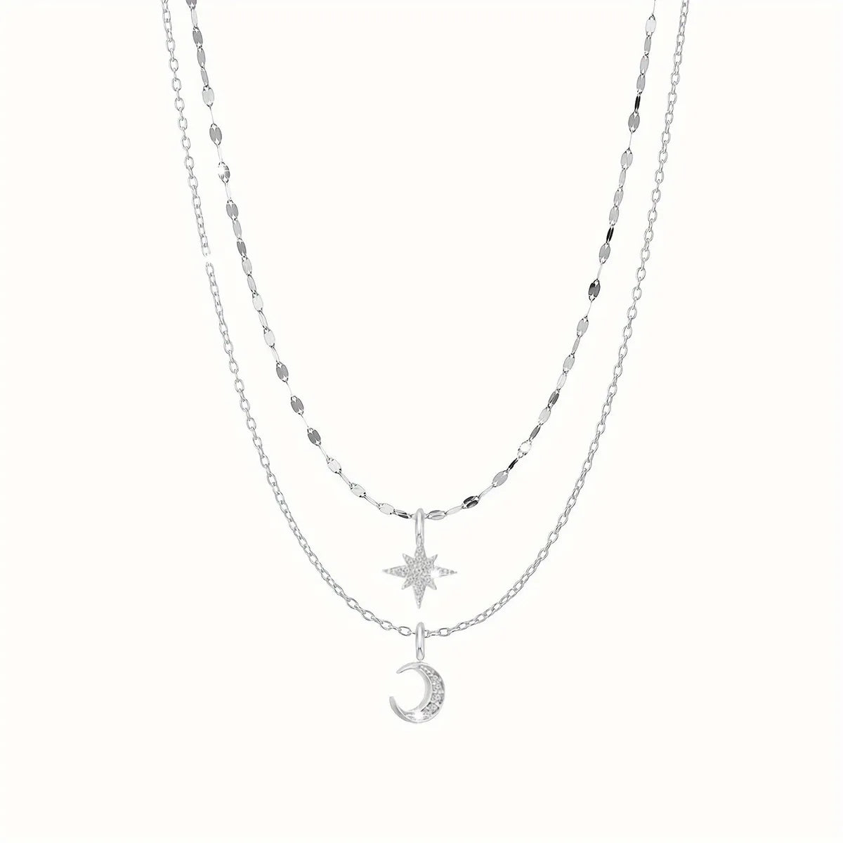 Sweet Star Alloy Wholesale Layered Necklaces