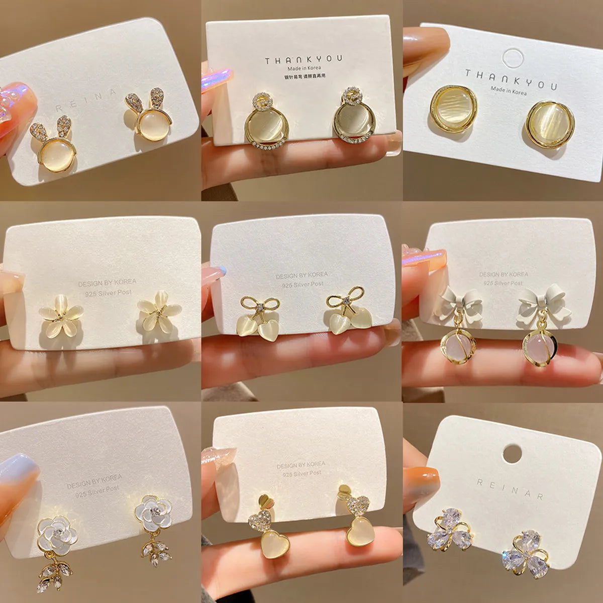 Sweet Streetwear Fruit Heart Shape Flower Alloy Enamel Plating Inlay Artificial Pearls Rhinestones Women'S Drop Earrings