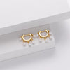 Sweet Style 925 Sterling Silver Pearl Earrings For Women