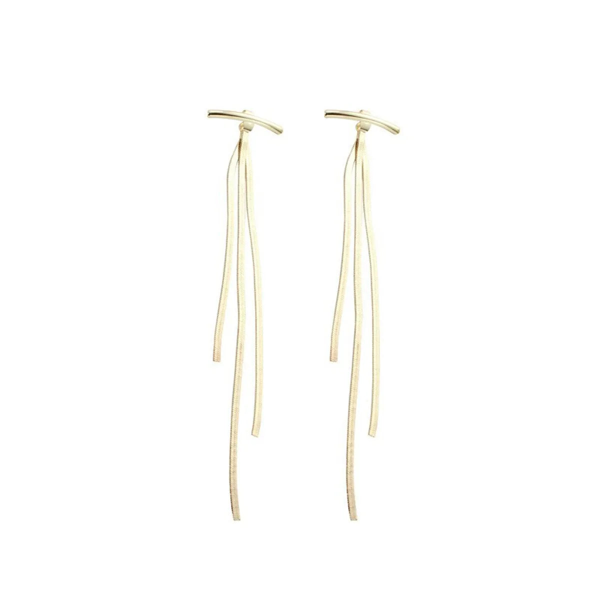 Sweet Tassel Metal Plating Women's Drop Earrings