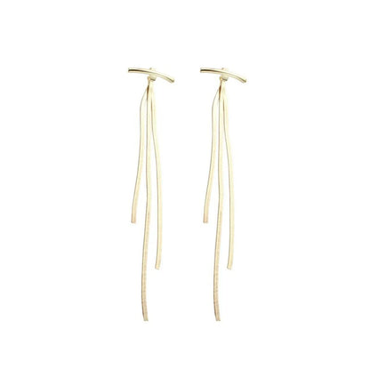 Sweet Tassel Metal Plating Women's Drop Earrings