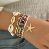 Sweet Tortoise Shell Alloy Seed Bead Shell Wholesale Bracelets