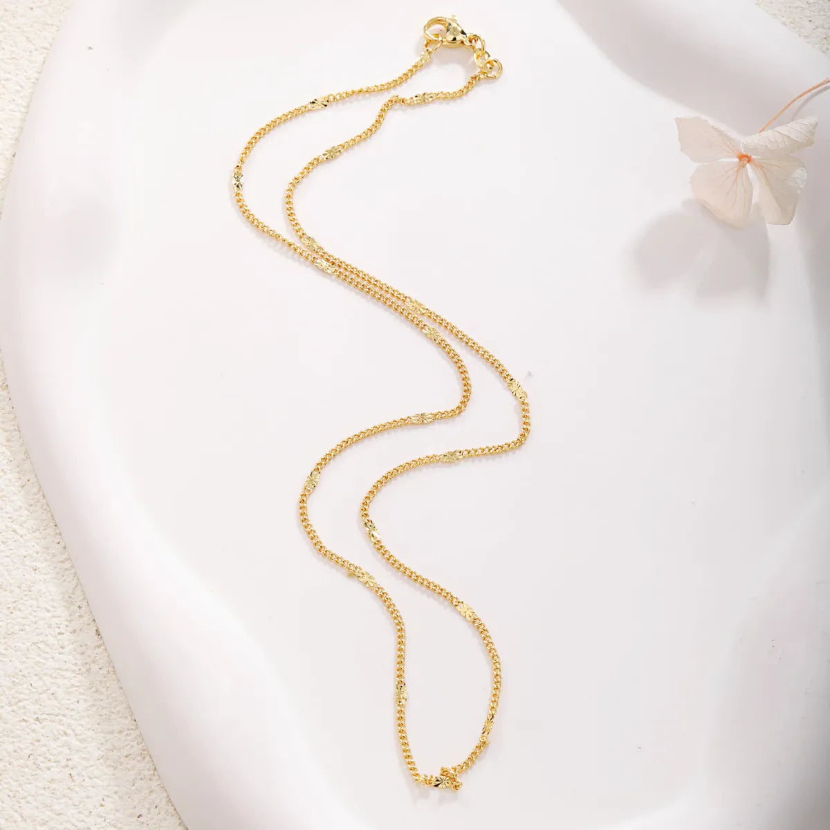 Sweet Water Droplets Heart Shape Gold Plated Artificial Crystal Copper Wholesale Necklace