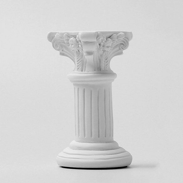 Synthetic Resin Roman Column Angel Statue Ornament Decorative Tabletop Tv Cabinet Home Decor Accent