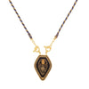 Tarot Necklace Copper Electroplated Real Gold Geometric Style Unisex