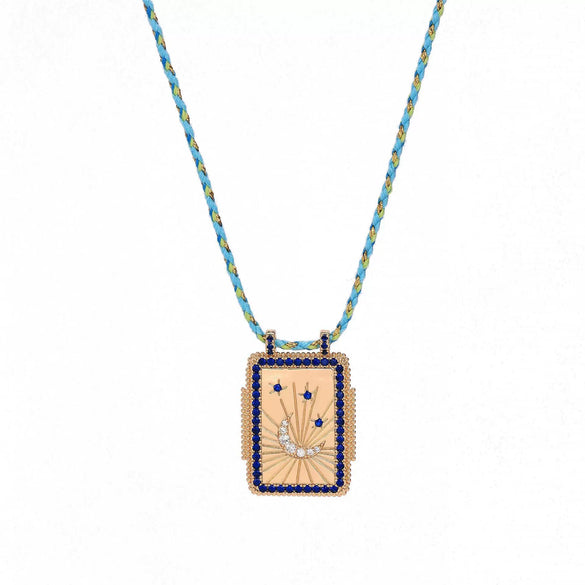 Tarot Necklace Copper Geometric Heart Shaped Retro Style Set With Diamonds