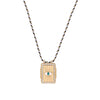 Tarot Necklace Copper Geometric Heart Shaped Retro Style Set With Diamonds