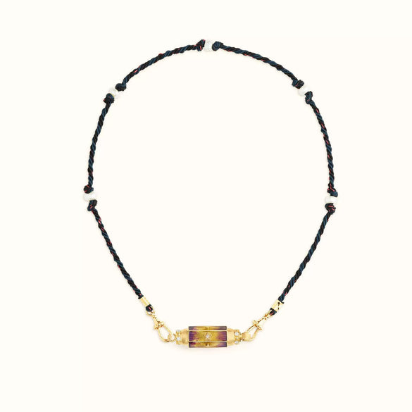 Tarot Necklace Copper Gold Plated Geometric Star Eye Pendant Boyfriend Style