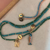 Tarot Titanium Steel Necklace With Animal Zodiac Multipendant Electroplating