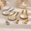 Tassel Chain Stainless Steel Bracelet And Ring Electroplated For Women