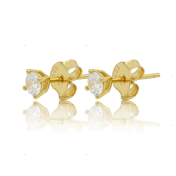 Tassel Earrings Copper Plated With Real Gold Geometric Style Zircon Women's