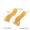 Tassel Earrings 18K Goldplated Stainless Steel Titanium Steel
