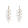 Temperament Simple Acrylic Leaf Earrings Nhjj132967