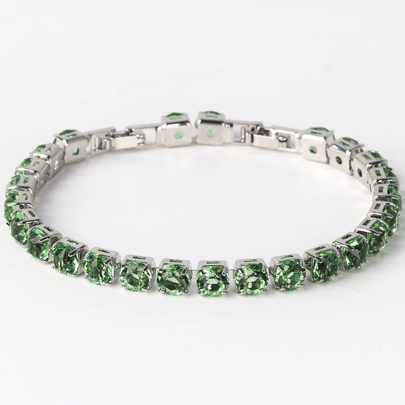 Tennis Bracelet Copper Zircon Geometric Claw Chain Diamond