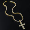 Tennis Chain Hip Hop Necklace Zinc Alloy Diamond
