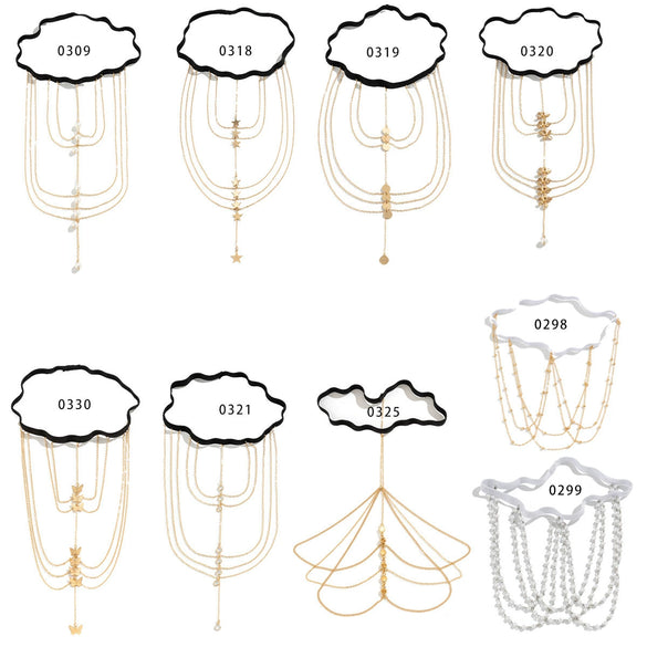 Thigh Chain Leg Chain Elastic Band Alloy Inlaid With Artificial Gemstones And Semiprecious Stones Star Pattern For Women