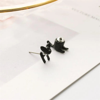 Simple Style Animal Plating Alloy Artificial Gemstones Earrings Ear Studs