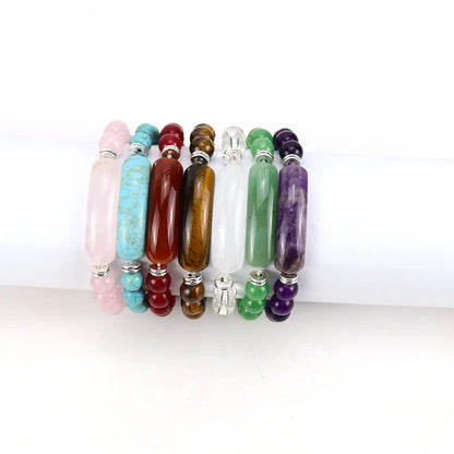 Simple Style Round Crystal Beaded Women's Bracelets