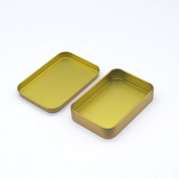 Tinplate Box Frosted Portable Nail Clipper Small Product Window Iron Box Packaging Breast Medal U Disk Commemorative Coin Storage Box