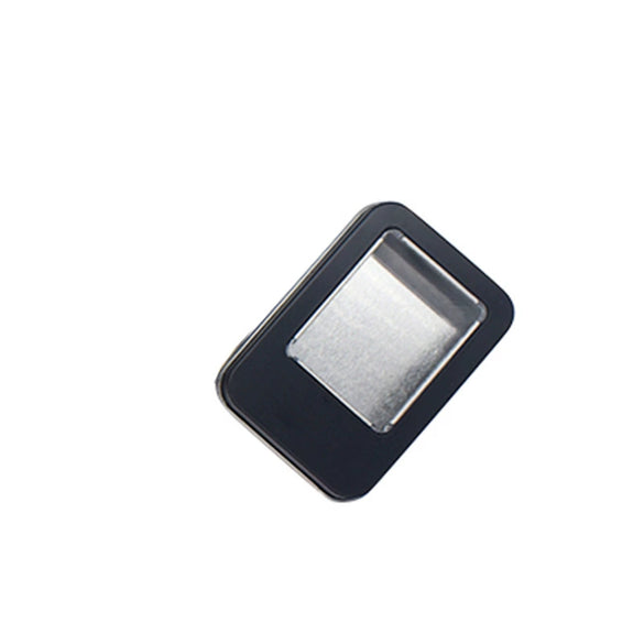 Tinplate Box Frosted Portable Nail Clipper Small Product Window Iron Box Packaging Breast Medal U Disk Commemorative Coin Storage Box