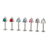 Titanium Alloy Animal Shaped Cat Ear Ear Bone Nail For Cartilage Piercing Set With Diamonds Unisex