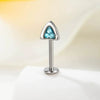 Titanium Alloy Animal Shaped Cat Ear Ear Bone Nail For Cartilage Piercing Set With Diamonds Unisex