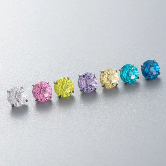 Titanium Alloy Fashion Geometric Polishing Ear Nail Jewelry Accessories