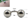 Titanium Bent Rod Earring Minimalist Geometric Polishing