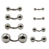 Titanium Bent Rod Earring Minimalist Geometric Polishing