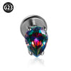 Titanium Drop Shape Zircon Puncture Earring