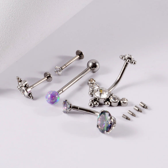 Titanium Extension Rod For Lip Nail Ear Nail Navel Nail Tongue Nail Unisex Geometric Style Auxiliary Accessories