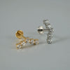 Titanium Geometric Style Polishing Lip Nail Earrings And Lip Ring Piercing Jewelry
