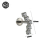 Titanium Geometric Style Polishing Lip Nail Earrings And Lip Ring Piercing Jewelry