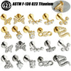Titanium Inner Tooth Lip Nail And Lip Ring Jewelry With Geometric Pattern And Electroplating Butterfly And Dog Footprint Inlaid Zircon
