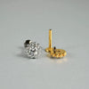 Titanium Inner Tooth Lip Nail And Lip Ring Jewelry With Geometric Pattern And Electroplating Treatment