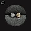 Titanium Inner Tooth Lip Nail And Lip Ring Jewelry With Geometric Pattern And Electroplating Treatment