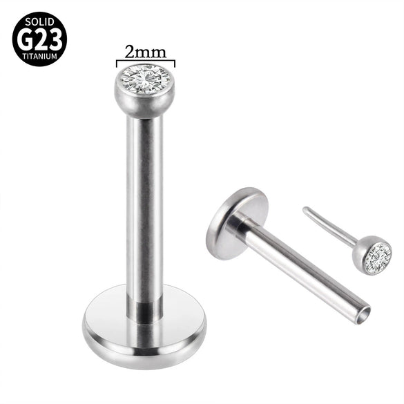 Titanium Mini Earring Lightning Heart Cross Shaped Electroplated