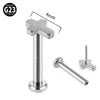 Titanium Mini Earring Lightning Heart Cross Shaped Electroplated