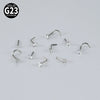 Titanium Nose Ring Zircon Heart Shape Body Piercing Decoration