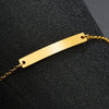 Titanium&Stainless Steel Fashion Geometric Id 
 Bracelet  (Steel Color)  Fine Jewelry Nhhf1347-Steel-Color
