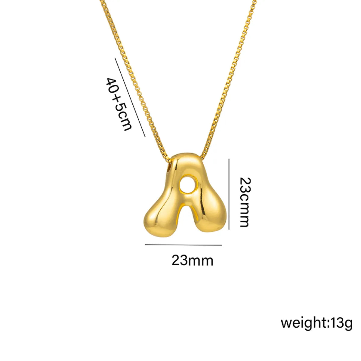 Wholesale Jewelry Hip-Hop Simple Style Letter Titanium Steel 18K Gold Plated Plating Pendant Necklace