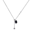 Titanium Steel Alloy Women's Geometric Style Square Clavicle Necklace