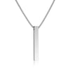 Titanium Steel And Alloy Men's Column Design Hiphop Necklace With Electroplated Animal And Zodiac Pendant And Pearl Chain