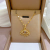 Titanium Steel And Copper Microencrusted Diamond Geometric Cartoon Style Unisex Necklace