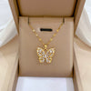 Titanium Steel And Copper Unisex Geometric Heavy Industry Necklace With Microinlaid Real Gold Plating And Diamond Design