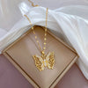 Titanium Steel And Copper Unisex Geometric Heavy Industry Necklace With Microinlaid Real Gold Plating And Diamond Design