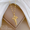 Titanium Steel And Copper Unisex Geometric Heavy Industry Necklace With Microinlaid Real Gold Plating And Diamond Design
